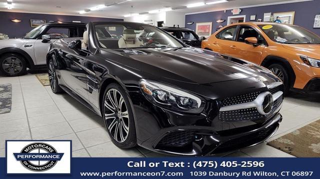 used 2019 Mercedes-Benz SL 450 car, priced at $59,995