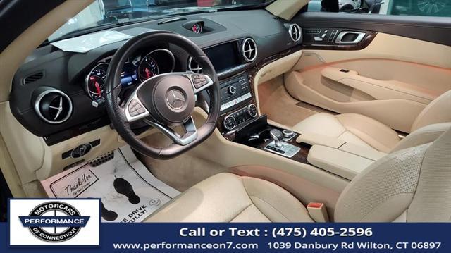 used 2019 Mercedes-Benz SL 450 car, priced at $59,995