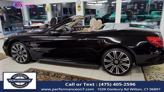 used 2019 Mercedes-Benz SL 450 car, priced at $59,995