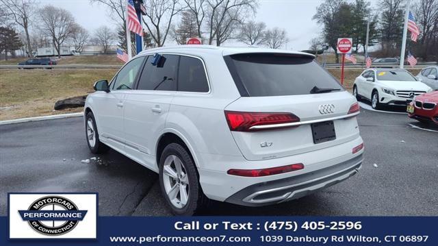 used 2021 Audi Q7 car, priced at $38,995