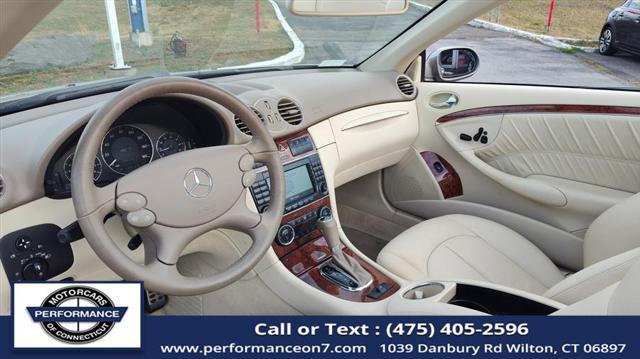 used 2007 Mercedes-Benz CLK-Class car, priced at $21,995