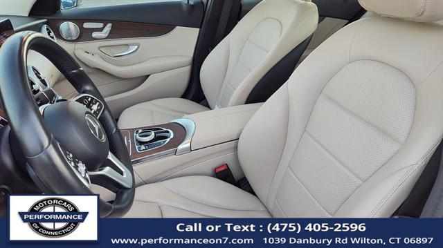 used 2021 Mercedes-Benz C-Class car, priced at $29,995