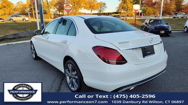 used 2021 Mercedes-Benz C-Class car, priced at $29,995