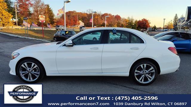 used 2021 Mercedes-Benz C-Class car, priced at $29,995