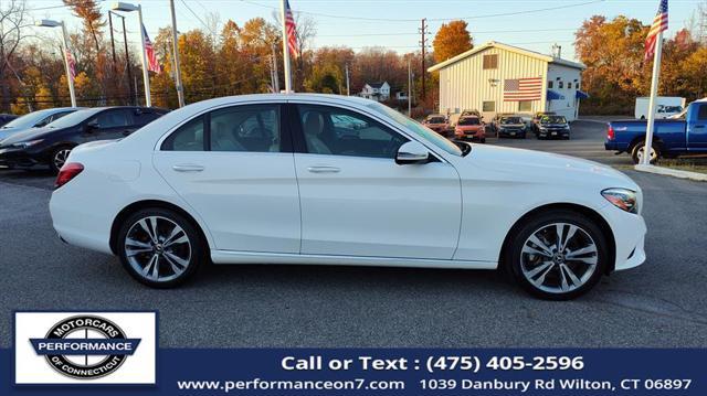 used 2021 Mercedes-Benz C-Class car, priced at $29,995