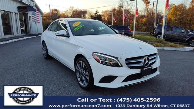 used 2021 Mercedes-Benz C-Class car, priced at $29,995