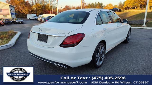 used 2021 Mercedes-Benz C-Class car, priced at $29,995