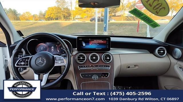 used 2021 Mercedes-Benz C-Class car, priced at $29,995