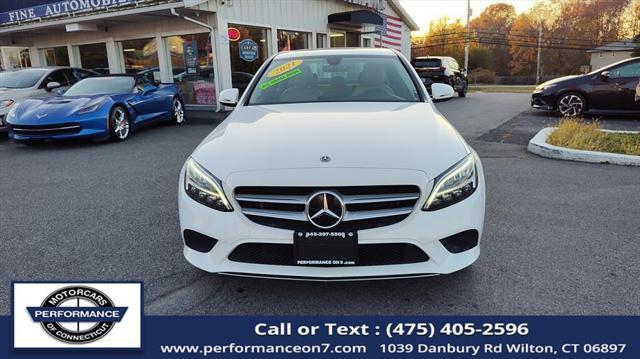 used 2021 Mercedes-Benz C-Class car, priced at $29,995