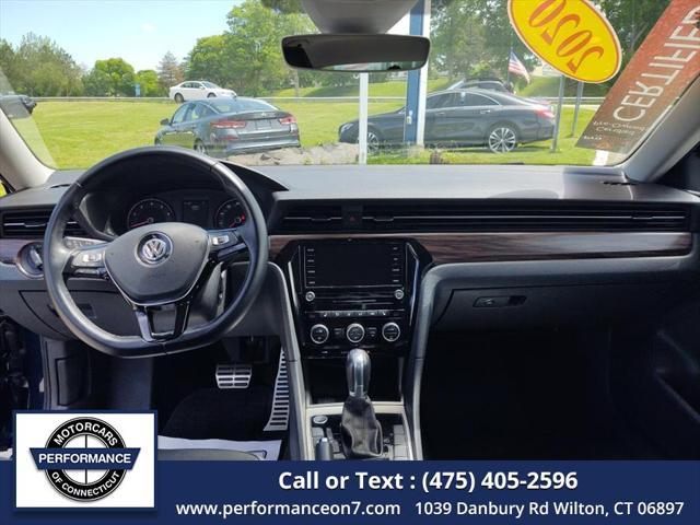 used 2020 Volkswagen Passat car, priced at $22,995