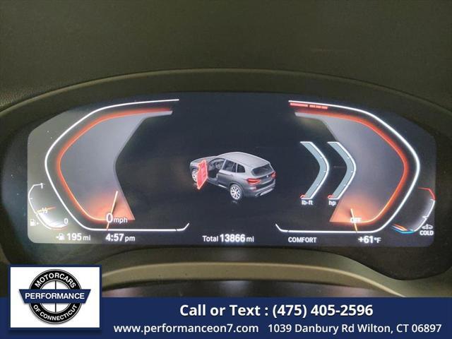 used 2021 BMW X3 car, priced at $34,995