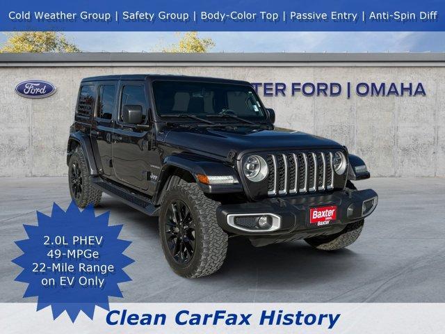 used 2021 Jeep Wrangler Unlimited 4xe car, priced at $27,480