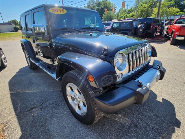 used 2015 Jeep Wrangler Unlimited car, priced at $20,850