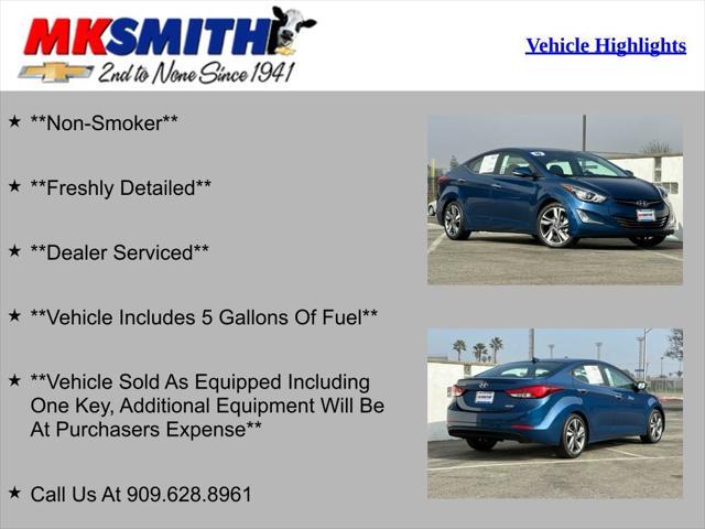 used 2016 Hyundai Elantra car, priced at $8,499