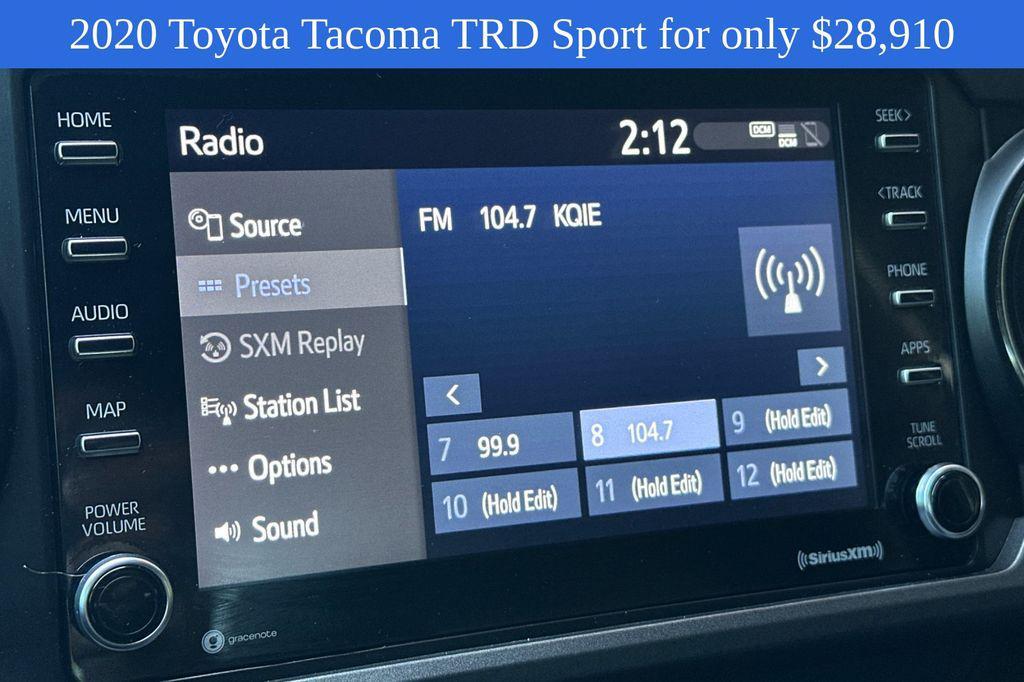 used 2020 Toyota Tacoma car, priced at $28,910