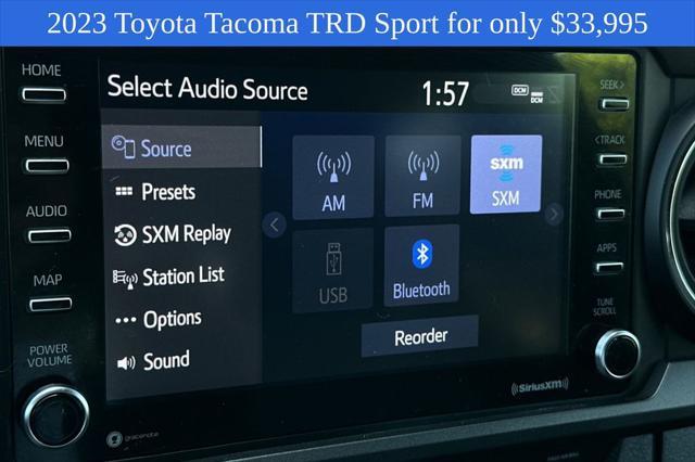 used 2023 Toyota Tacoma car, priced at $33,995