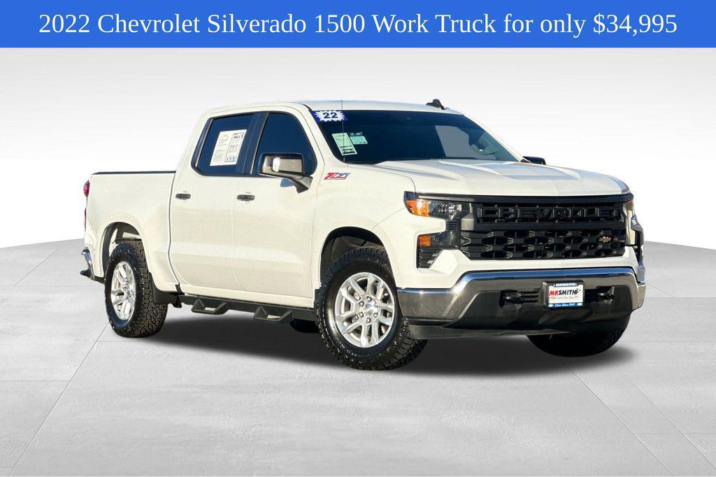 used 2022 Chevrolet Silverado 1500 car, priced at $34,995