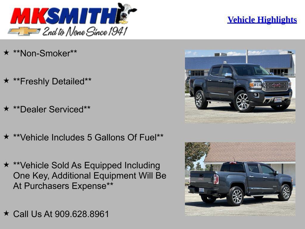 used 2020 GMC Canyon car, priced at $35,555