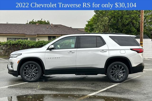 used 2022 Chevrolet Traverse car, priced at $30,104