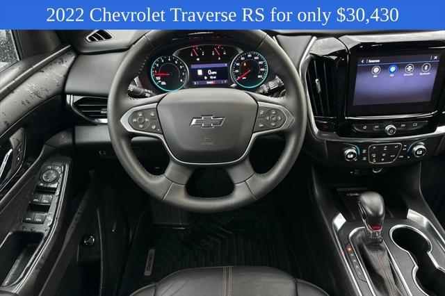 used 2022 Chevrolet Traverse car, priced at $30,130