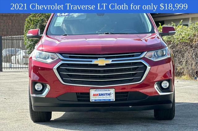 used 2021 Chevrolet Traverse car, priced at $18,999