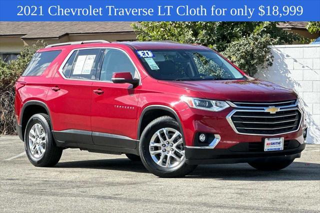 used 2021 Chevrolet Traverse car, priced at $18,999