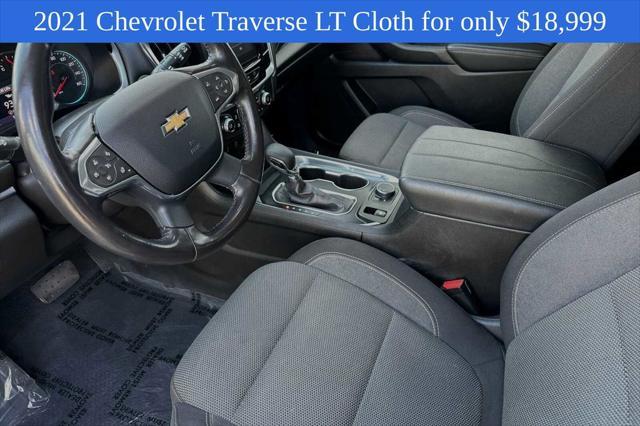 used 2021 Chevrolet Traverse car, priced at $18,999