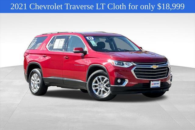 used 2021 Chevrolet Traverse car, priced at $18,999