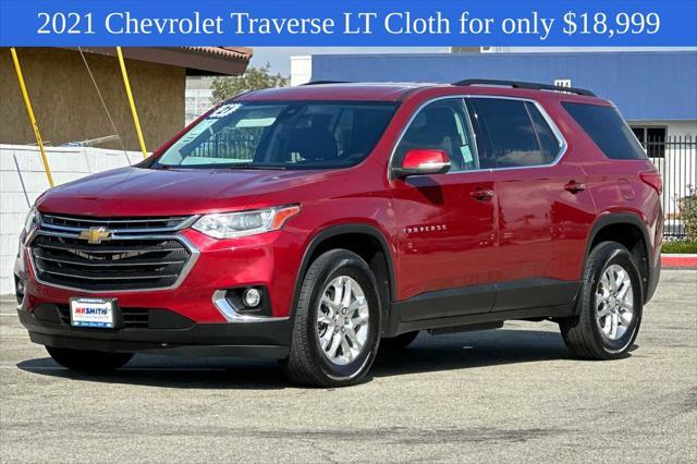 used 2021 Chevrolet Traverse car, priced at $18,999