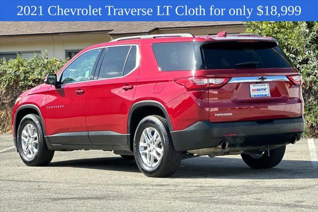 used 2021 Chevrolet Traverse car, priced at $18,999