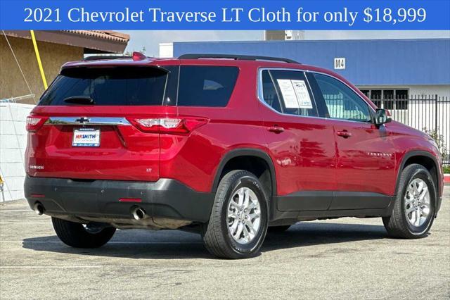 used 2021 Chevrolet Traverse car, priced at $18,999