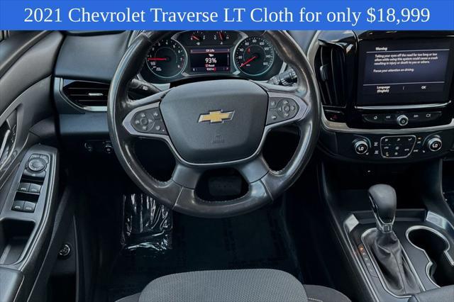 used 2021 Chevrolet Traverse car, priced at $18,999