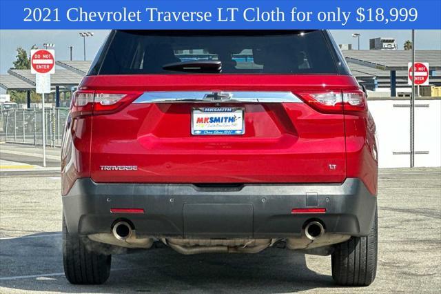 used 2021 Chevrolet Traverse car, priced at $18,999