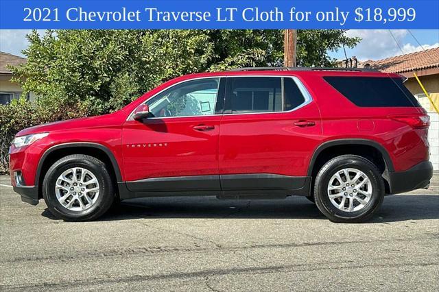 used 2021 Chevrolet Traverse car, priced at $18,999