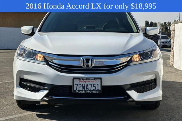 used 2016 Honda Accord car, priced at $18,995