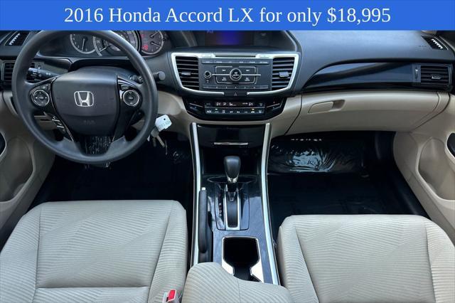 used 2016 Honda Accord car, priced at $18,995