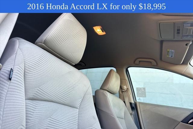 used 2016 Honda Accord car, priced at $18,995