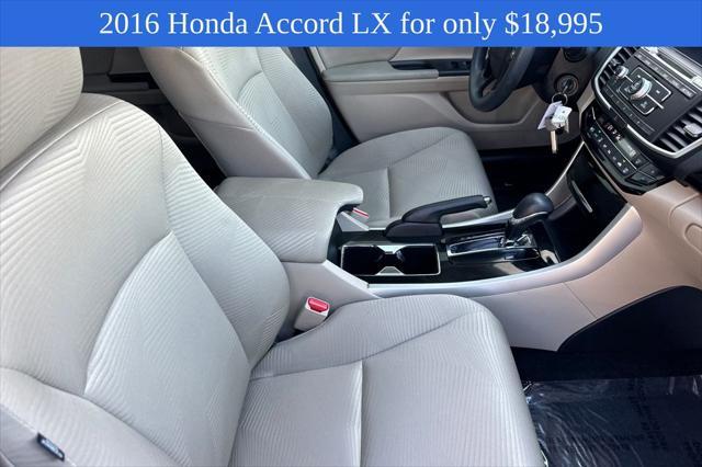 used 2016 Honda Accord car, priced at $18,995