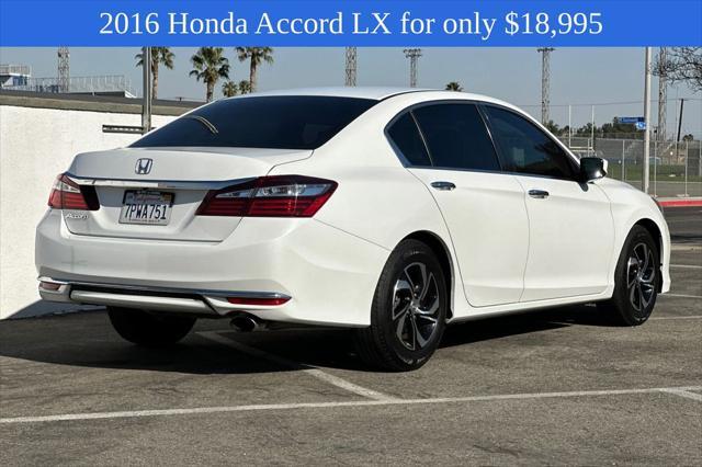 used 2016 Honda Accord car, priced at $18,995