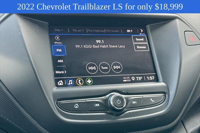 used 2022 Chevrolet TrailBlazer car, priced at $18,499