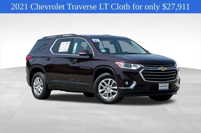 used 2021 Chevrolet Traverse car, priced at $25,499