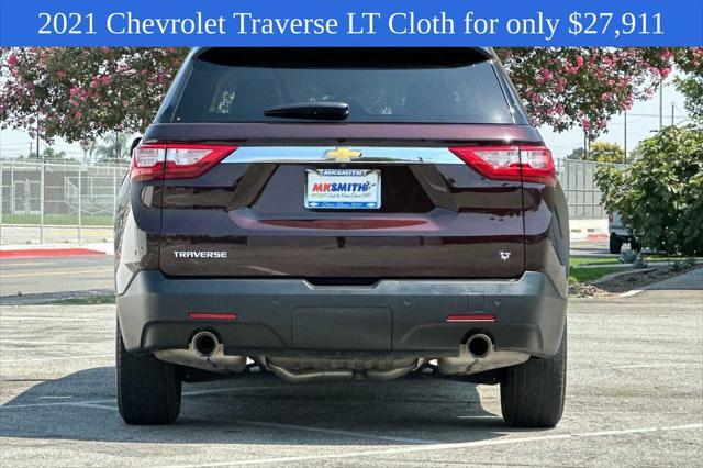 used 2021 Chevrolet Traverse car, priced at $25,499