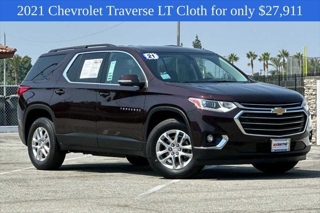 used 2021 Chevrolet Traverse car, priced at $25,499