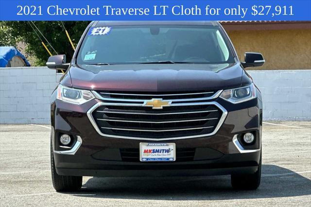 used 2021 Chevrolet Traverse car, priced at $25,499