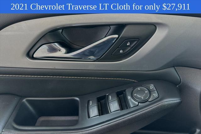 used 2021 Chevrolet Traverse car, priced at $25,499