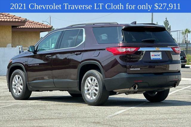 used 2021 Chevrolet Traverse car, priced at $25,499