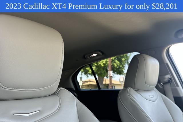 used 2023 Cadillac XT4 car, priced at $28,201