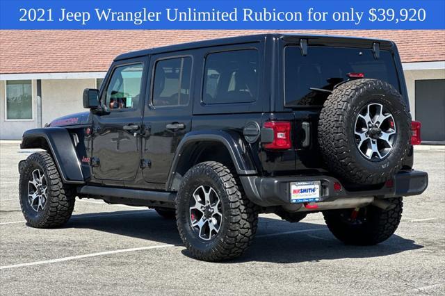 used 2021 Jeep Wrangler Unlimited car, priced at $39,920