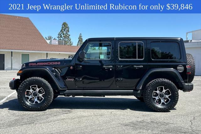 used 2021 Jeep Wrangler Unlimited car, priced at $39,846