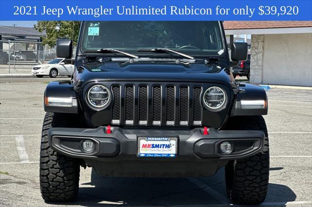 used 2021 Jeep Wrangler Unlimited car, priced at $39,920